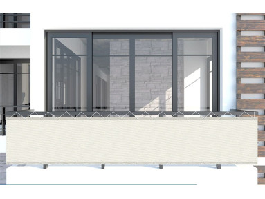 Brise vue blanco-r blanc Sauleda Sensation 2042
