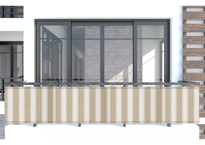 Brise vue canigo marron Sauleda Sensation 2079