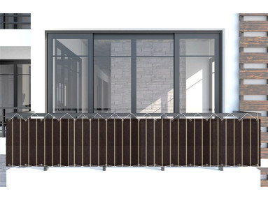 Brise vue copenhague marron Sauleda Sensation 2815