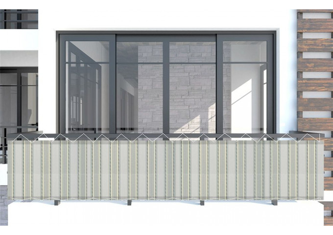 Brise vue creta gris Sauleda Sensation 2580