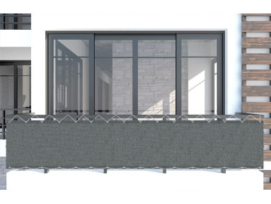 Brise vue grafito-r gris Sauleda Sensation 3602