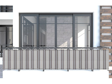 Brise vue neptuno gris Sauleda Sensation 3022