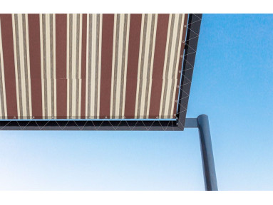 Toile de pergola marte rouge Sauleda Sensation 2121