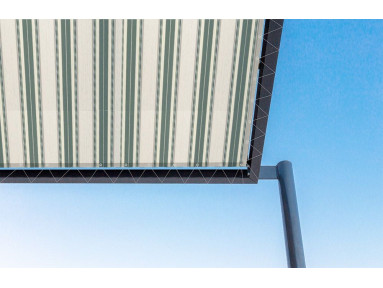 Toile de pergola itaca vert Sauleda Sensation 2581