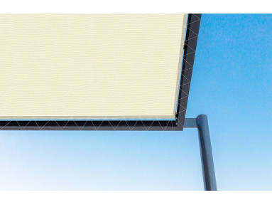 Toile de pergola vanille-r jaune Sauleda Sensation 2687