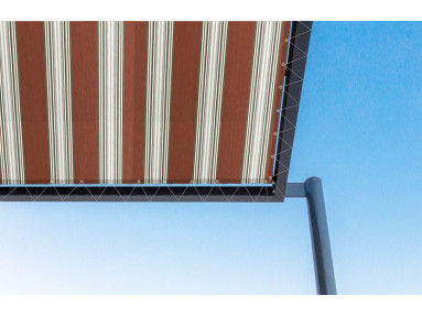 Toile de pergola jamaica marron Sauleda Sensation 2701