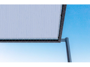 Toile de pergola ice-r bleu Sauleda Sensation 3006