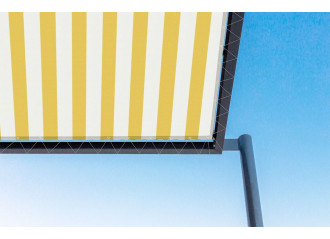 Toile de pergola Jaune-Blanc jaune Sauleda Sensation 2015