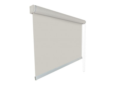 Store enrouleur toile beige crème 100% occultante blackout 010