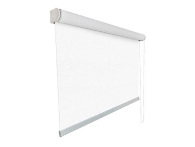 Store enrouleur sur mesure tamisant 5% blanc cristal