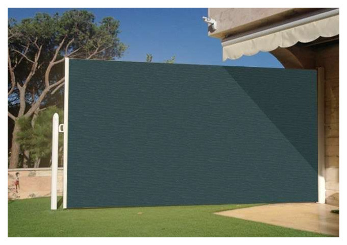 Brise vue rÃ©tractable ultra rÃ©sistant avec toile Soltis 92 noir 2053