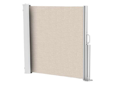 Brise vue rÃ©tractable ultra rÃ©sistant avec toile Soltis 92 beige sablÃ© 2135