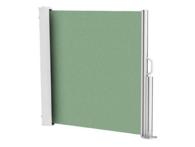 Brise vue rÃ©tractable ultra rÃ©sistant avec toile Soltis 92 vert mousse
