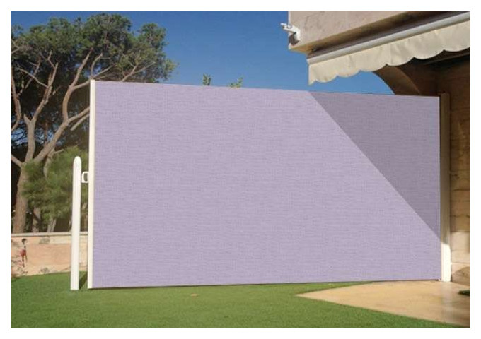 Brise vue rÃ©tractable ultra rÃ©sistant avec toile Soltis 92 parme 2164
