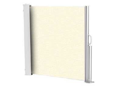 Brise vue rÃ©tractable ultra rÃ©sistant avec toile Soltis 92 champagne 2175