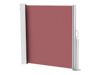 Brise vue rÃ©tractable ultra rÃ©sistant avec toile Soltis 92 tomette 50267