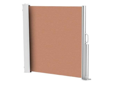 Brise vue rÃ©tractable ultra rÃ©sistant avec toile Soltis 92 cuivre 50274
