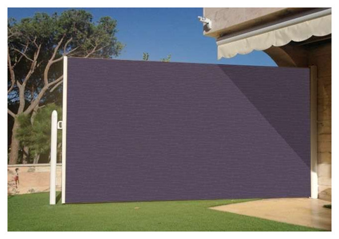 Brise vue rÃ©tractable ultra rÃ©sistant avec toile Soltis 92 prune 50336