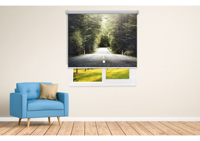 Store enrouleur occultant sur mesure paysage nature