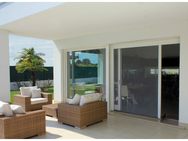 Moustiquaire enroulable latérale 1 vantail grandes dimensions sur mesure