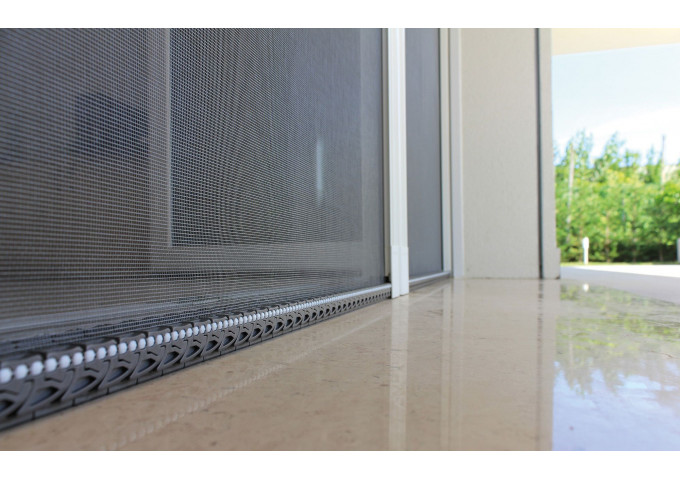 Moustiquaire enroulable latérale 1 vantail grandes dimensions sur mesure