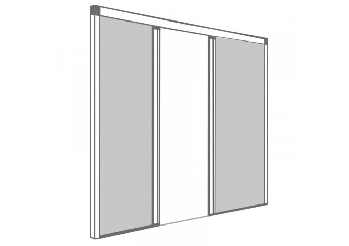 Moustiquaire enroulable latérale 2 vantaux sur mesure Moustiquaire enroulable latérale 2 vantaux sur mesure
