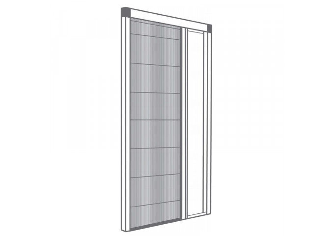 Moustiquaire plissée pour fenêtre 1 vantail sur mesure Moustiquaire plissée pour fenêtre 1 vantail sur mesure