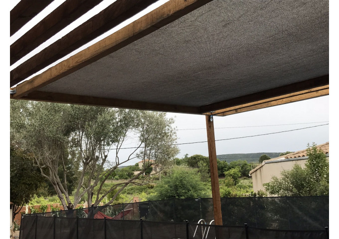 toile de pergola pvc Commercial 95 Metal