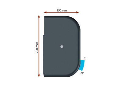 Store banne coffre carré Zhang sur mesure, toile switch vert Dickson orchestra u395, jusqu'à 6 x 3m