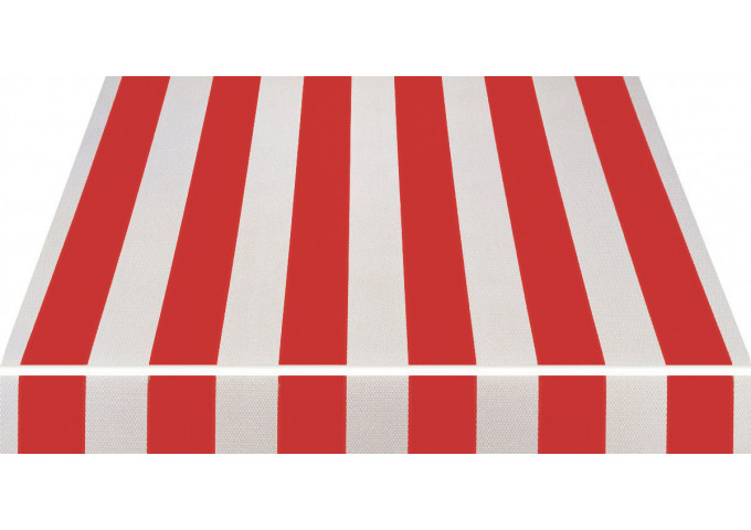 Toile de store ROJO Rouge et blanc 2212 Sauleda Sensation