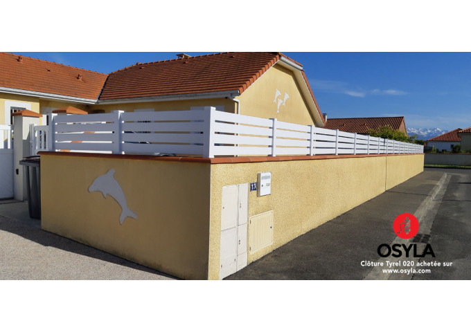 Clôture PVC brise vue Tyrel 020