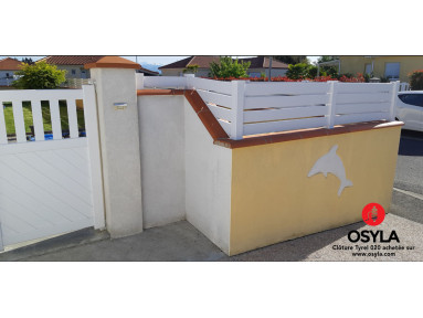 Clôture PVC brise vue Tyrel 020