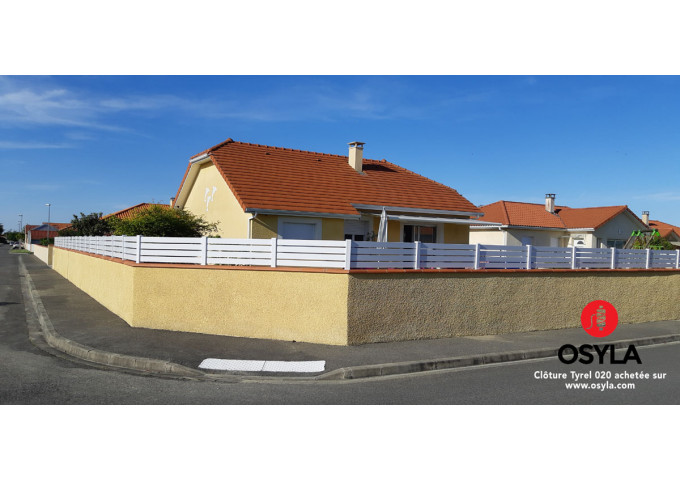 Clôture PVC brise vue Tyrel 020