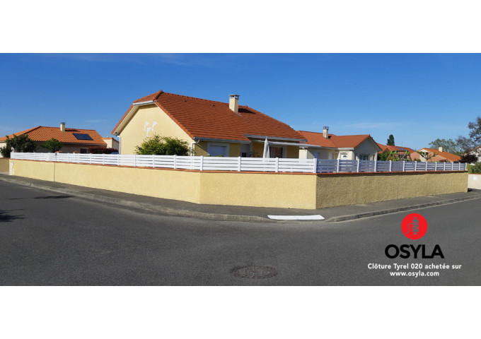 Clôture PVC brise vue Tyrel 020