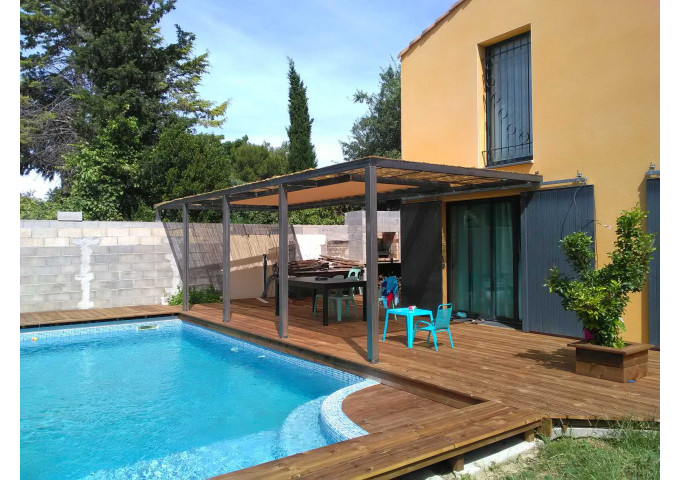 toile de pergola pvc Commercial 95 Sand