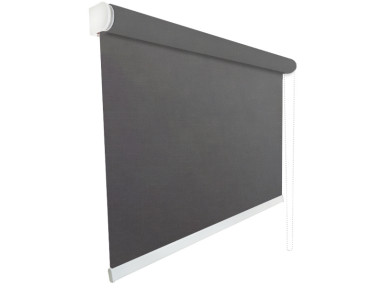 Store enrouleur Anti-chaleur toile 1% d'ouverture charcoal et bronze 010011 jusqu'à 240cm de large