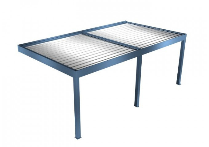 Pergola bioclimatique Jojoba adossée sur-mesure