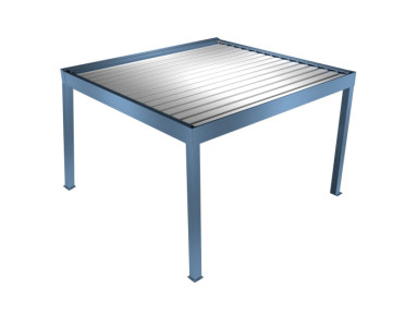 Pergola bioclimatique Jasmin îlot 4 pieds sur-mesure