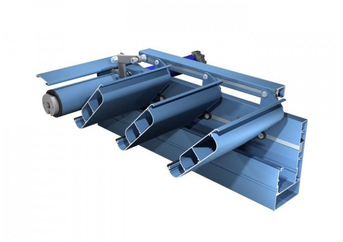 Pergola bioclimatique Jasmin îlot 4 pieds sur-mesure