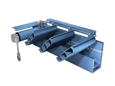 Pergola bioclimatique Jasmin îlot 4 pieds sur-mesure