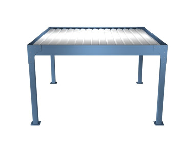 Pergola bioclimatique Kiwai îlot 4 pieds sur-mesure
