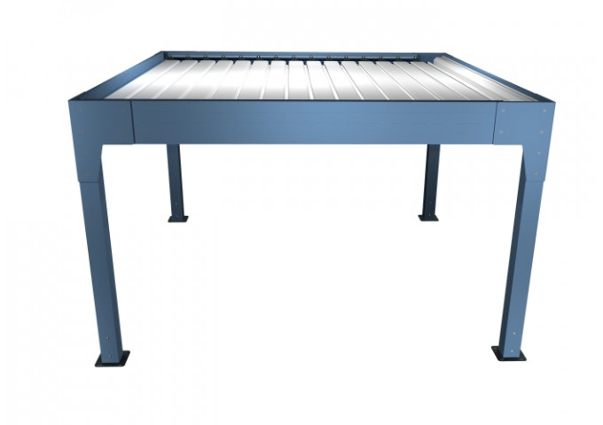 Pergola bioclimatique Musa îlot sur 4 pieds sur-mesure