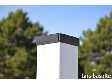 Chapeau aluminium pour poteau 80x80mm