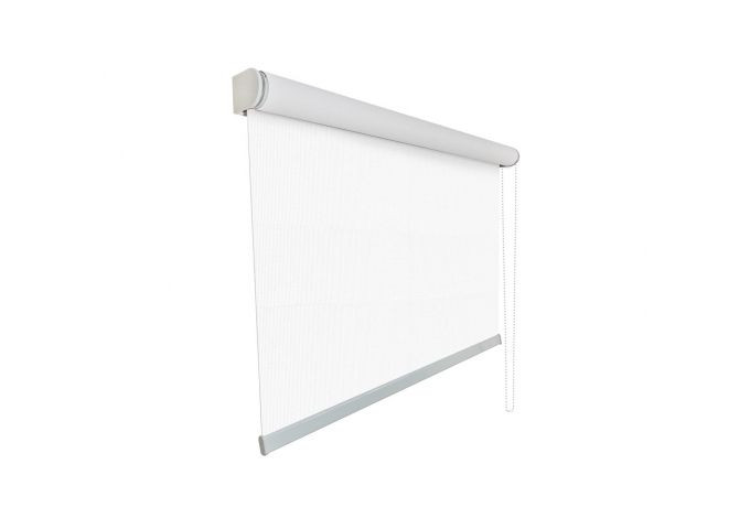 Store enrouleur sur mesure screen tamisant 3% blanc Store enrouleur sur mesure screen tamisant 3% blanc