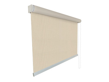 Store enrouleur sur mesure screen tamisant 3% blanc crème