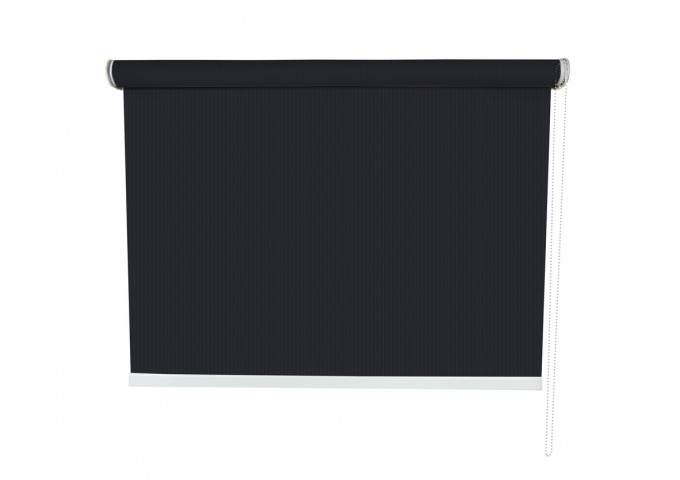 Store enrouleur Anti-chaleur toile 1% d'ouverture Anthracite charcoal 010010 grandes dimensions jusqu'à 4,00 mètres