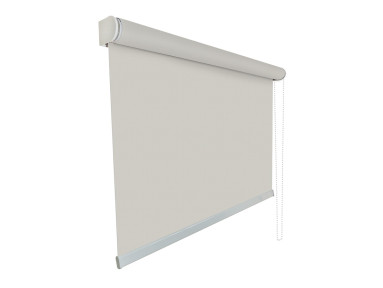 Store enrouleur grandes dimensions jusqu'à 4,00 mètres sur mesure screen tamisant 3% gris perle
