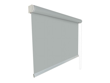 Store enrouleur grandes dimensions jusqu'à 4,00 mètres sur mesure screen tamisant 3% blanc gris