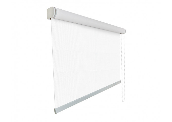 Store enrouleur toile blanche 100% occultante OPAC 400 WHITE Store enrouleur toile blanche 100% occultante OPAC 400 WHITE