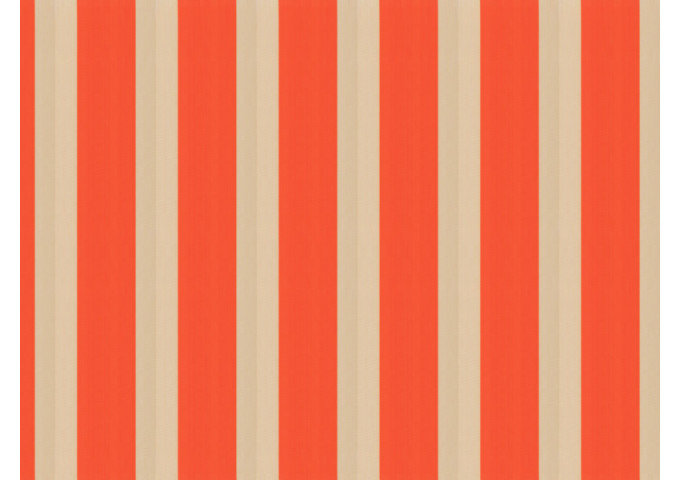 Toile de store Latim Traditions ACRYLIQUE A 385 ORANGE/CREME
